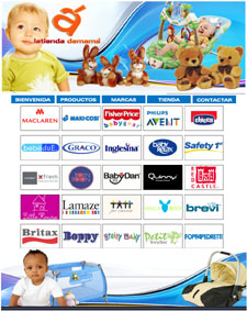 Diseño Web IDG GRUP WEB para LA TIENDA DE MAMA