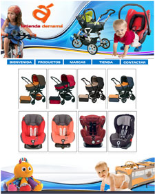 Diseño Web IDG GRUP WEB para LA TIENDA DE MAMA