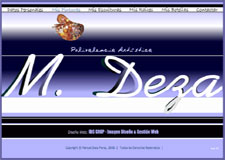 Diseño Web IDG GRUP WEB para ARTISTA MANUEL DEZA