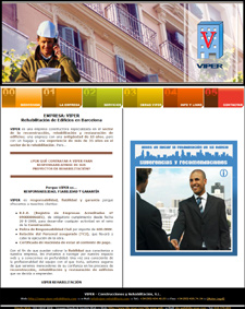 Diseño Web IDG GRUP WEB x VIPER CONSTRUCCIONS I REHABILITACIO EDIFICIS BARCELONA - IDG GRUP WEB ::: Diseño Web - Diseño Paginas Web - Diseño Web Profesional - Diseño Imagen Corporativa (Logos, Tarjetas, Dipticos, Tripticos, Catalogos,...). Imprenta. Rubi. Cornella. Castelldefels. L'Hospitalet. BARCELONA. TARRAGONA. GIRONA. LLEIDA.