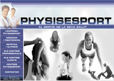 Diseño Web IDG GRUP WEB para PHYSISESPORT