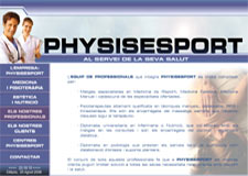 Diseño Web IDG GRUP WEB para PHYSISESPORT